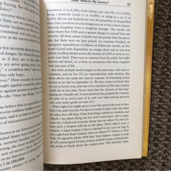 SIGNED COPY Michael Moore’s Dude Where’s My Country ? Autographed Hardcover Book - Picture 5 of 8